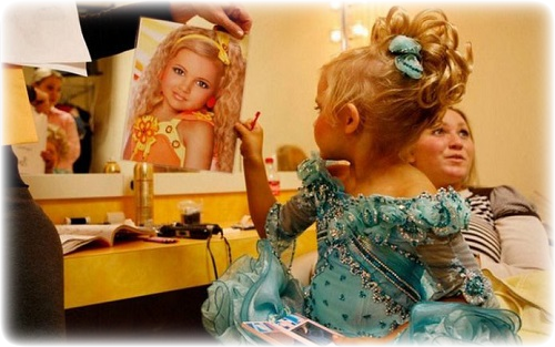 Детский конкурс красоты в Америке. 