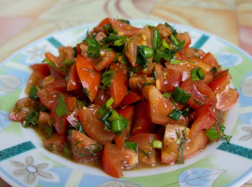 Марокканский томатный салат