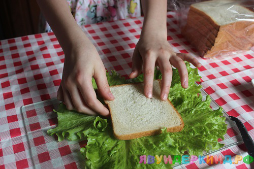 Бутерброд Нюша из Смешариков